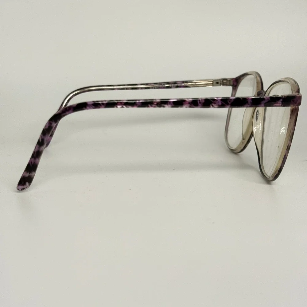 Marchon Lenox Eyeglasses Frames France Demi Mauve Purple Tortoise‎ 140 Vintage